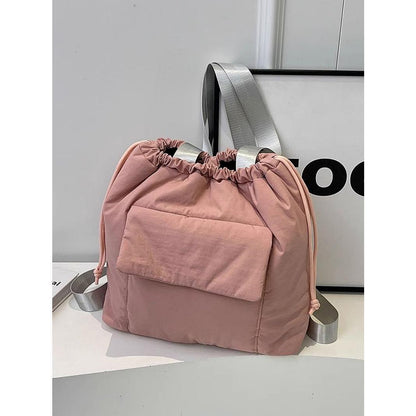 2024 Spring New Korean Fashion Leisure Bucket Bag Women's Fashion Casual Shoulder Bag Fashion Casual Messenger Bag