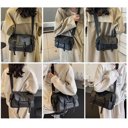 Niche Tooling Messenger Bag 2024 New Casual All-Match Men's and Women's Handbags Fashion Brand Fashion out Shoulder Bag Unisex