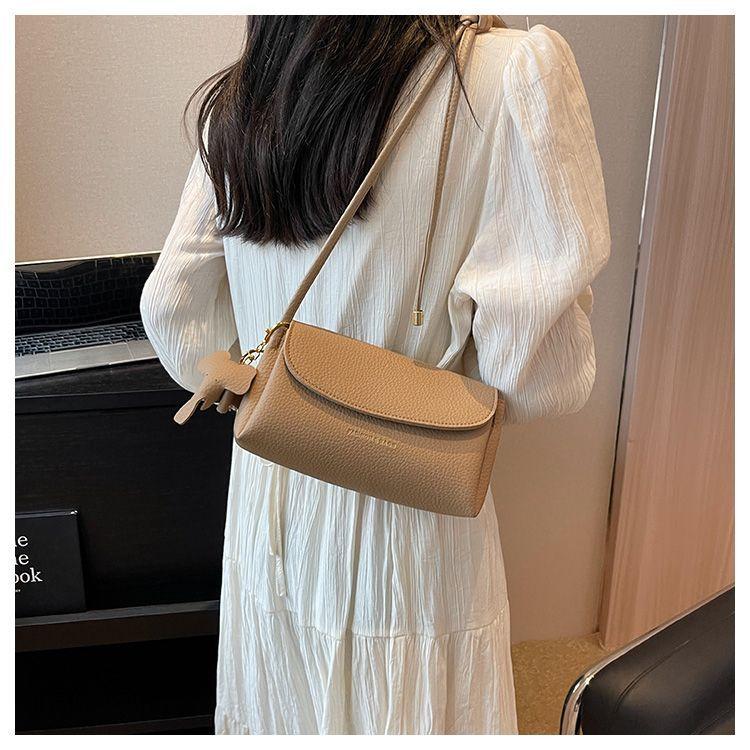 Popular Bag for Women 2024 New Summer Internet Hot Fashion All-Match Soft Leather Shoulder Messenger Bag Niche