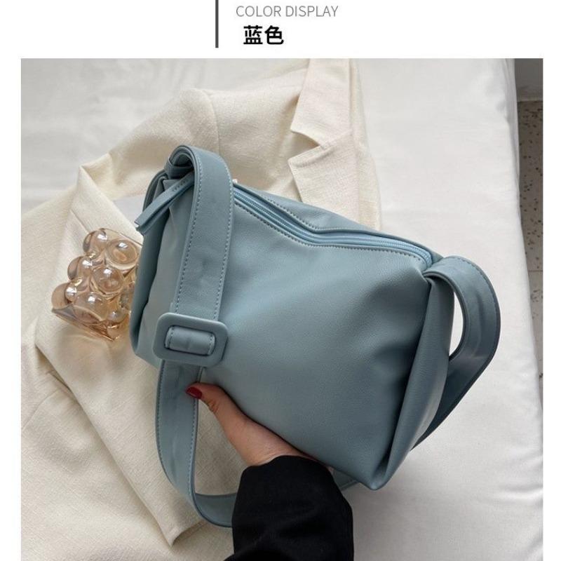 Simple Shoulder Bag Wide Shoulder Strap Messenger Bag Versatile 2024 New Fashion Summer High Sense Bag for Women