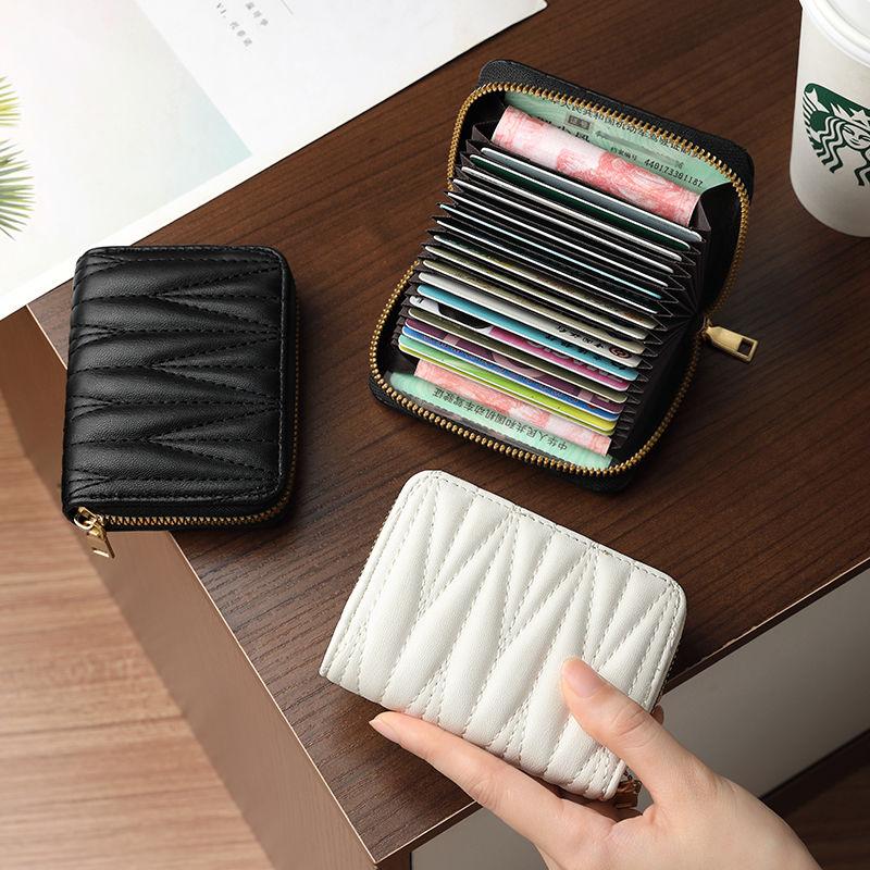 Card holder for women's exquisite high-end card holder 2024 new large capacity, multi card slot, small internet celebrity card holder for advanced women's card holder, large capacity, small card holder