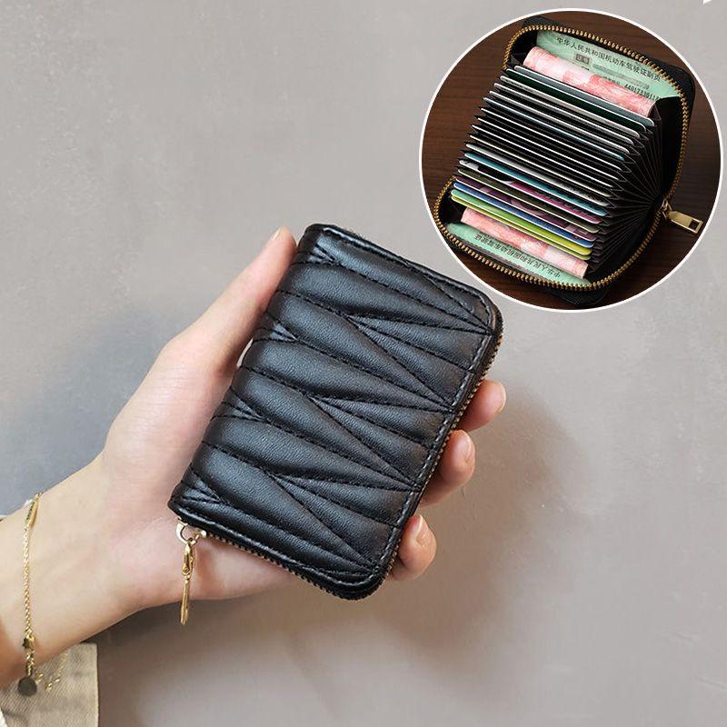 Card holder for women's exquisite high-end card holder 2024 new large capacity, multi card slot, small internet celebrity card holder for advanced women's card holder, large capacity, small card holder