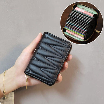 Card holder for women's exquisite high-end card holder 2024 new large capacity, multi card slot, small internet celebrity card holder for advanced women's card holder, large capacity, small card holder