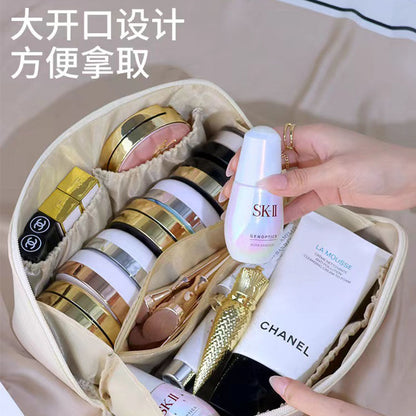 Korean Style Cosmetic Bag Portable Large Capacity High Sense Internet Celebrity 2024 New Travel Cosmetics Wash Bag