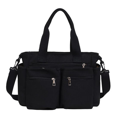 Good-looking Women's Nylon Cloth 2024 New Large Capacity Shoulder Simple and Lightweight Fashion Commuter Portable Tote Bag