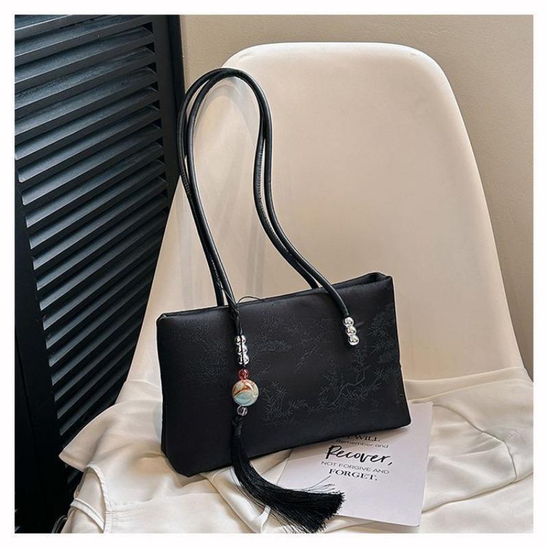 New Chinese Style Messenger Bag 2024 New Women's Bag Summer High Sense Good-looking Shoulder Bag Temperament All-Match Bag