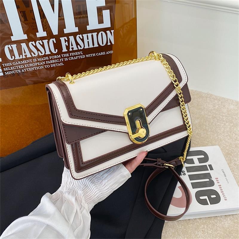 High End, Niche, and Foreign Style Small Bags 2024 New Women's Bags Summer Versatile Chain Crossbody Bags Popular Small Square Bags