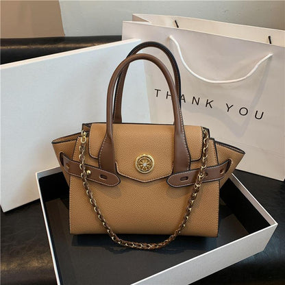 American Women's Bag 2024 New High Beauty Chain Design Feel Light Luxury Commuter Versatile Shoulder Bag