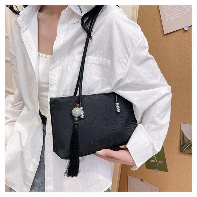 New Chinese Style Messenger Bag 2024 New Women's Bag Summer High Sense Good-looking Shoulder Bag Temperament All-Match Bag