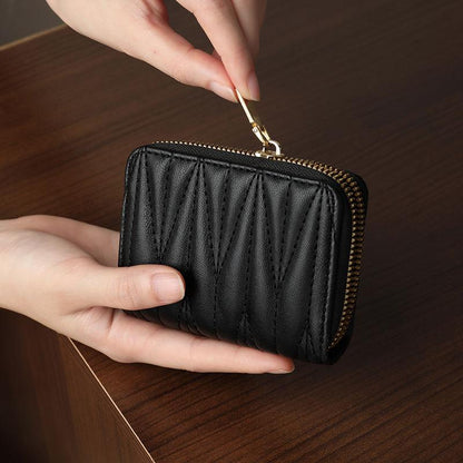 Card holder for women's exquisite high-end card holder 2024 new large capacity, multi card slot, small internet celebrity card holder for advanced women's card holder, large capacity, small card holder