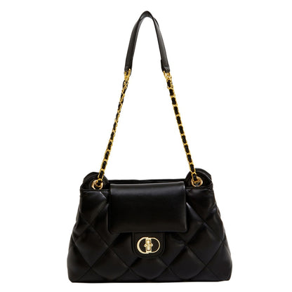 Diamond Style Tote Bag Women's 2024 New High-Grade Chain Shoulder Large Capacity Versatile Crossbody Commuter