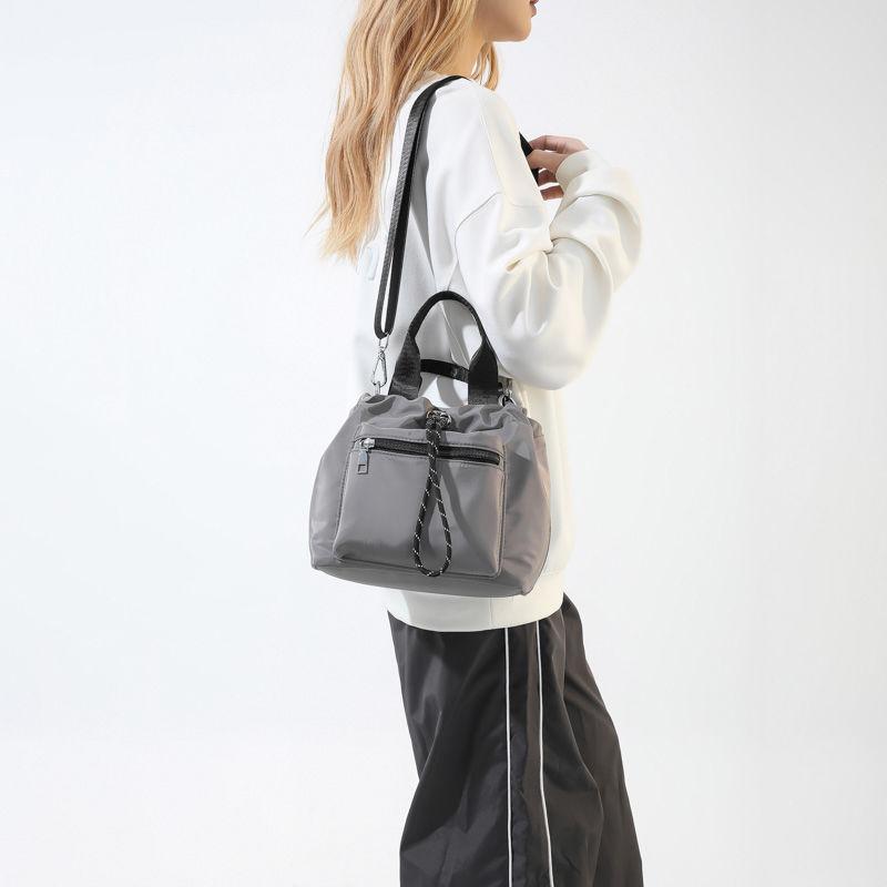 2024 New Mori Style Ins Bucket Bag Women's Bag Casual All-Match Shoulder Messenger Bag Good-looking Idle Style Handbag Women's Advanced Bag