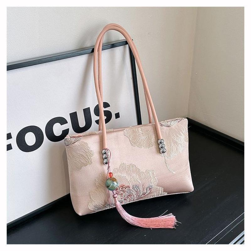 New Chinese Style Messenger Bag 2024 New Women's Bag Summer High Sense Good-looking Shoulder Bag Temperament All-Match Bag