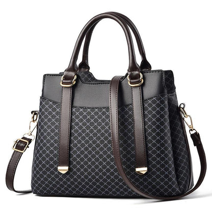 2024 New High Quality Handbag for Women: Contrasting Colors and Large Capacity Crossbody Bag