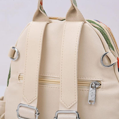 2024 Spring and Summer New Small Bookbag Women's Commuter Mummy Mother and Baby Bag Women's Convenient Travel Backpack Messenger Bag