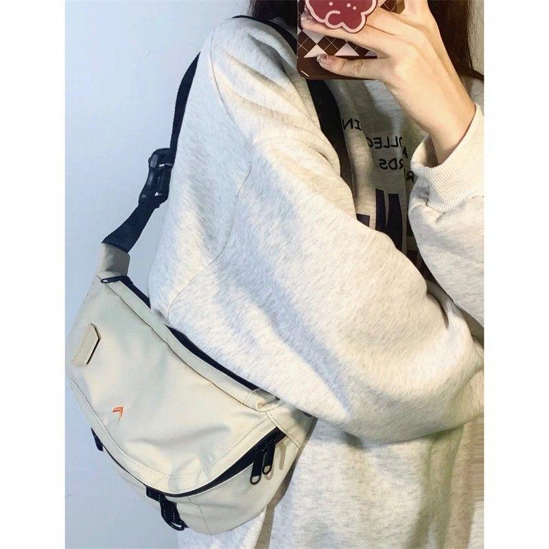 Japanese Style Harajuku Sports Waist Bag Casual Chest Bag Men South Korea Retro Easy Matching Tooling Crossbody Bag Female Niche