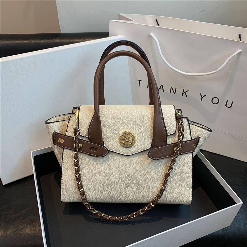 American Women's Bag 2024 New High Beauty Chain Design Feel Light Luxury Commuter Versatile Shoulder Bag