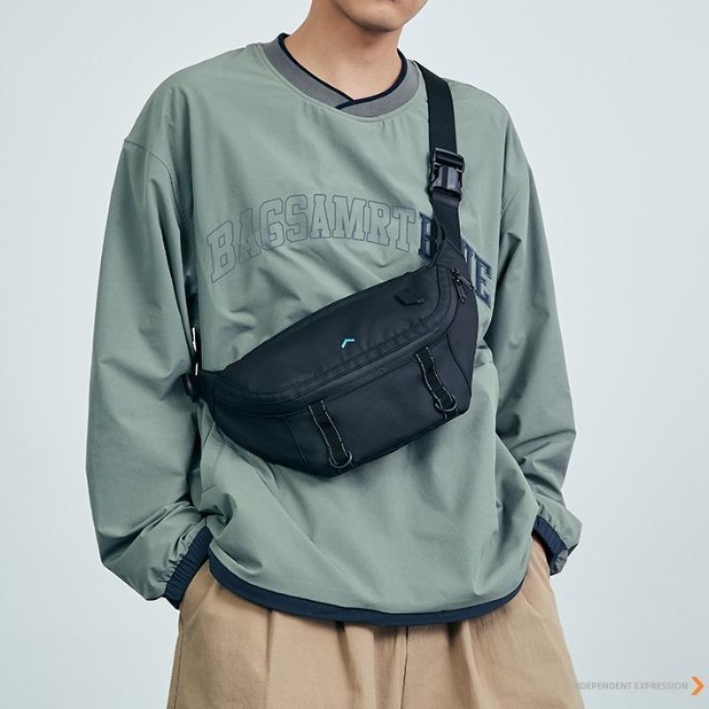 Japanese Style Harajuku Sports Waist Bag Casual Chest Bag Men South Korea Retro Easy Matching Tooling Crossbody Bag Female Niche