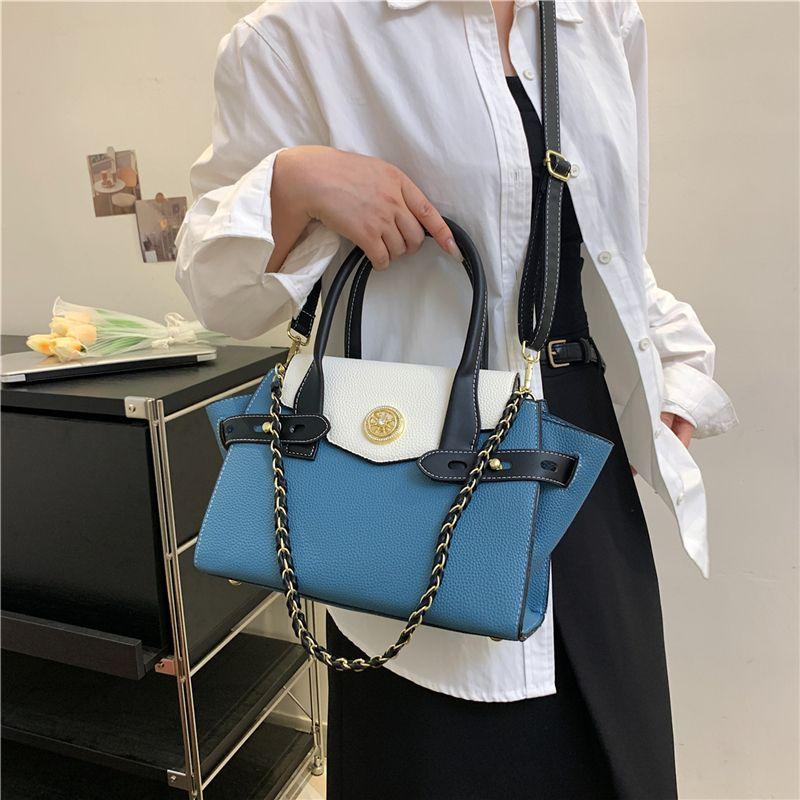 American Women's Bag 2024 New High Beauty Chain Design Feel Light Luxury Commuter Versatile Shoulder Bag