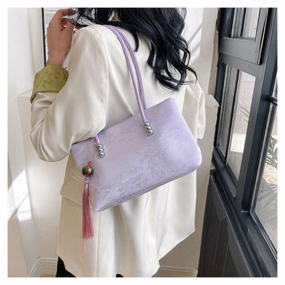 New Chinese Style Messenger Bag 2024 New Women's Bag Summer High Sense Good-looking Shoulder Bag Temperament All-Match Bag