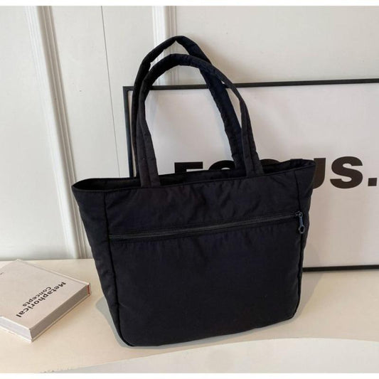 Large Capacity Casual Canvas Bag Women 2024 New Autumn and Winter Simplicity All-Match Shoulder Bag Lazy Commuter Tote