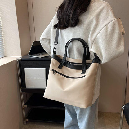 Niche design oxford cloth bag bag women's 2024 new fashion versatile crossbody bag tote bucket bag female