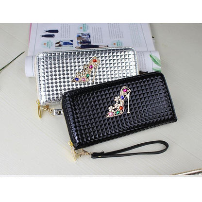 New European and American Women's Wallet Fashion Women's Long Wallet Women's Multi functional Wallet Children's Zipper Handbag Wallet Fashion Wallet