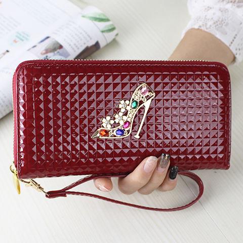 New European and American Women's Wallet Fashion Women's Long Wallet Women's Multi functional Wallet Children's Zipper Handbag Wallet Fashion Wallet