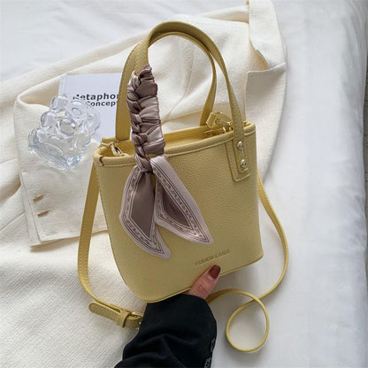 Handbag Women's 2024 New Advanced Crossbody Bag Popular Handheld Bucket Bag High Quality Women's Bag Temperament Women's Crossover Bag Simple Women's Bag