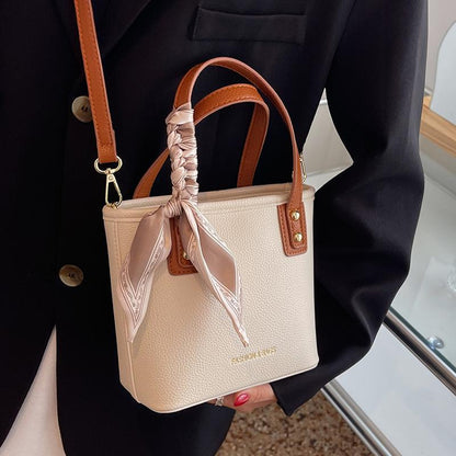 Handbag Women's 2024 New Advanced Crossbody Bag Popular Handheld Bucket Bag High Quality Women's Bag Temperament Women's Crossover Bag Simple Women's Bag