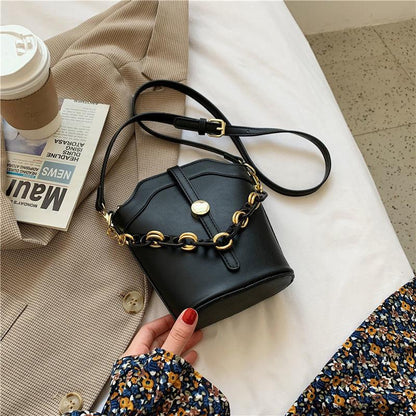 Advanced texture bucket bag for women 2024 new trend popular cross-body bag for women's versatile fashion bucket bag for women's high-quality small bucket bag for girls cross-body bag