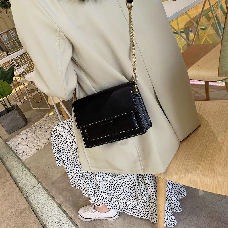 Temperament simple diagonal small bag high-quality women's bag high-end women's bag 2024 new simple casual versatile cross-body bag shoulder bag