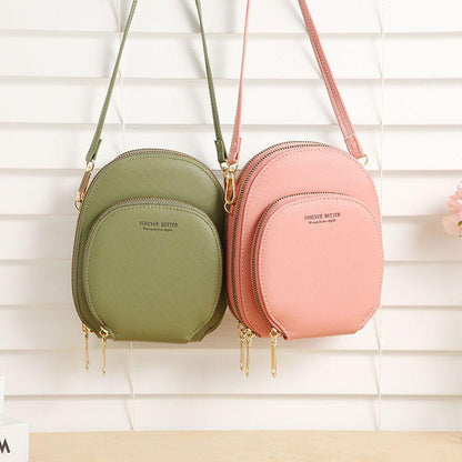 New bag Women's cross body small bag Long mobile phone bag Student bag Versatile large capacity small change shoulder bag Large capacity bag