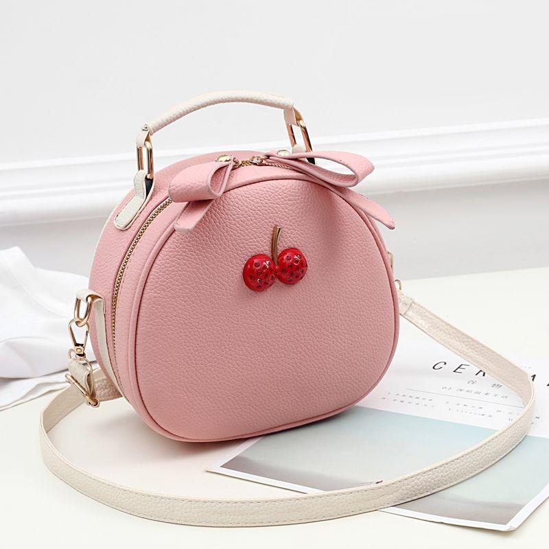 High grade portable small bag for women 2024 new fashion fashion Korean version one shoulder messenger bag cute leather bag