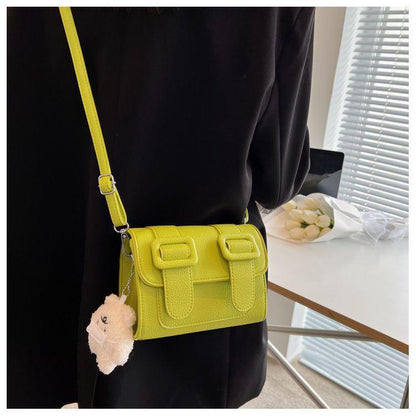 Shoulder bag Simple fashion leather bag Women 2024 New trend Versatile high quality cross body small square bag High quality women's leather bag