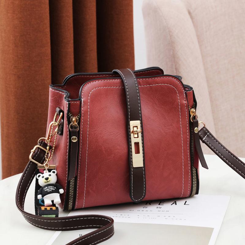 New Women's 2024 New Autumn and Winter Korean Style Fashionable All-Match Women Bag Women's Bucket Bag Shoulder Messenger Bag