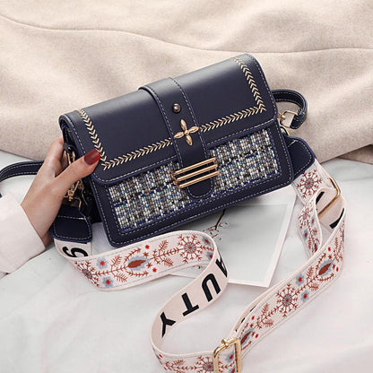 2024 new style small square bag fashion new fashion versatile simple single shoulder messenger bag temperament single shoulder bag high quality women's bag diagonal leather bag