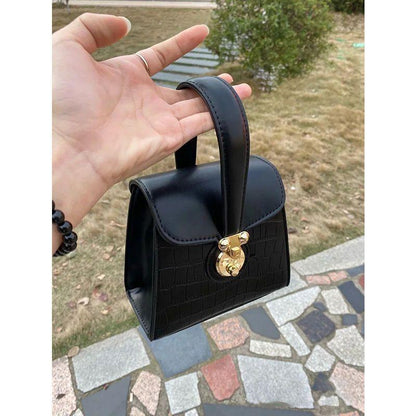 Personalized Design Box Bag Bag Women 2024 New Crocodile Pattern Handbag Fashion Brand Versatile One Shoulder Crossbody Bag Personalized Bag