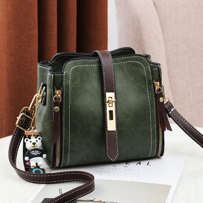 New Women's 2024 New Autumn and Winter Korean Style Fashionable All-Match Women Bag Women's Bucket Bag Shoulder Messenger Bag