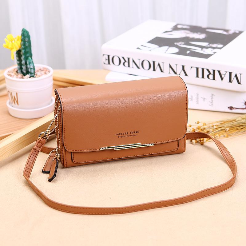 Women's Bag 2024 New Wallet Korean-Style Fashion Shoulder Bag Large Capacity Multi-Function Crossbody Phone Bag Coin Purse