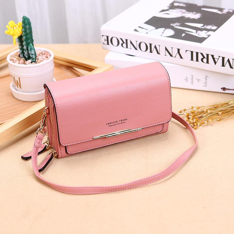 Women's Bag 2024 New Wallet Korean-Style Fashion Shoulder Bag Large Capacity Multi-Function Crossbody Phone Bag Coin Purse