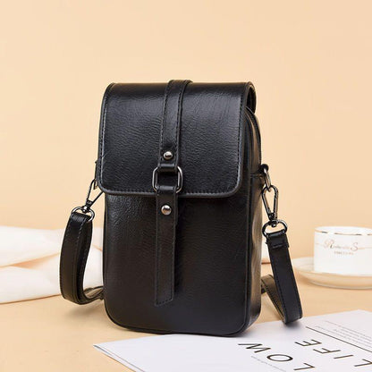 2024 New Versatile Retro Crossbody Small Bag Fashion Mini Shoulder Bag Simple and Magnificent Daily Versatile Mobile Bag Exquisite Multifunctional Solid Color Women's Bag