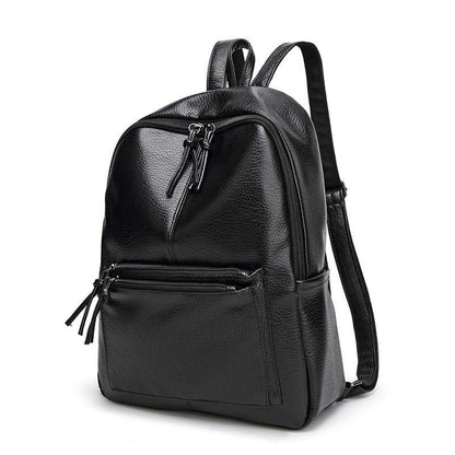 Fashion Travel Bag Solid Color Everyday Versatile Backpack Women's INS Schoolbag New High Capacity Advanced Computer Bag Retro Commuter Backpack Simple High Sense Shoulder Bag Handbag Women's Bag