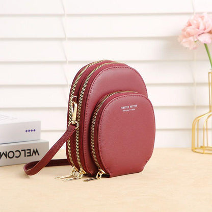 New bag Women's cross body small bag Long mobile phone bag Student bag Versatile large capacity small change shoulder bag Large capacity bag