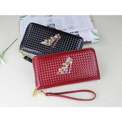 New European and American Women's Wallet Fashion Women's Long Wallet Women's Multi functional Wallet Children's Zipper Handbag Wallet Fashion Wallet