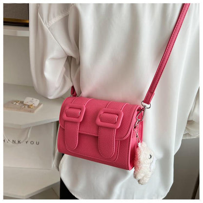 Shoulder bag Simple fashion leather bag Women 2024 New trend Versatile high quality cross body small square bag High quality women's leather bag