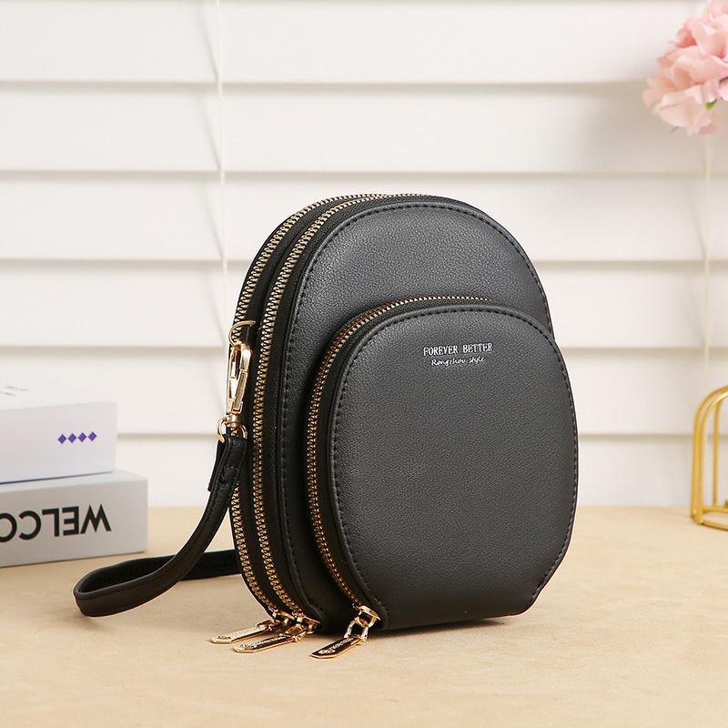 New bag Women's cross body small bag Long mobile phone bag Student bag Versatile large capacity small change shoulder bag Large capacity bag