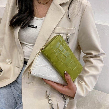 Korean Style 2021 New Clutch Purse Women's Long Zipper Multi-Functional All-Matching Wallet Large Capacity Phone Wallet