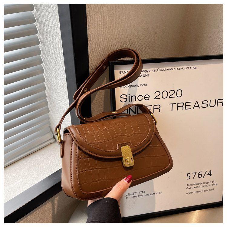 Niche Texture Underarm Bag for Women 2024 New Trendy Vintage Saddle Bag High-Grade All-Match Shoulder Bag Messenger Bag