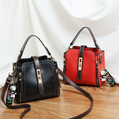 New Women's 2024 New Autumn and Winter Korean Style Fashionable All-Match Women Bag Women's Bucket Bag Shoulder Messenger Bag